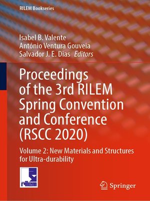 cover image of Proceedings of the 3rd RILEM Spring Convention and Conference (RSCC 2020)